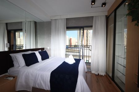 Studio para alugar com 25m², 1 quarto e sem vagaStudio - ambiente quarto