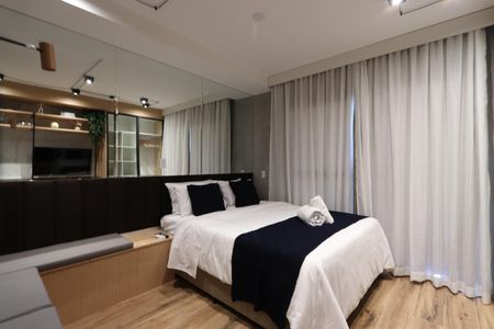 Studio para alugar com 25m², 1 quarto e sem vagaStudio - ambiente quarto