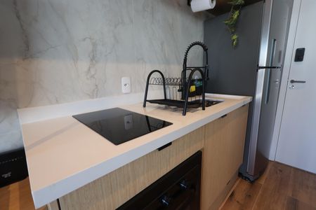 Studio para alugar com 25m², 1 quarto e sem vagaStudio - ambiente cozinha