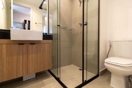 Studio para alugar com 19m², 1 quarto e sem vagaBanheiro