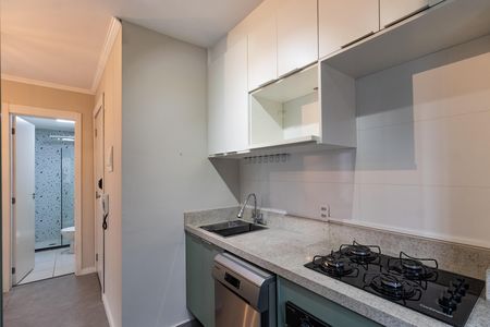 Cozinha de apartamento à venda com 2 quartos, 66m² em Água Branca, São Paulo