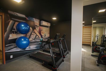 Apartamento para alugar com 56m², 2 quartos e 1 vaga Apartamento para alugar com 56m², 2 quartos e 1 vagaÁrea comum - Academia
