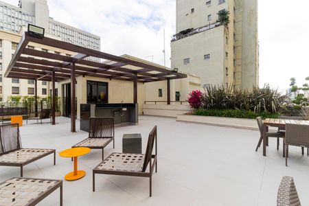 Studio à venda com 41m², 1 quarto e sem vagaTerraço
