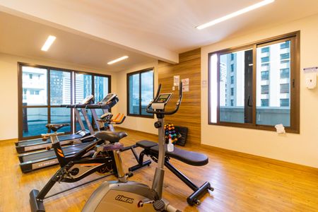 Studio à venda com 29m², 1 quarto e sem vaga Studio à venda com 29m², 1 quarto e sem vagaÁrea comum - Academia