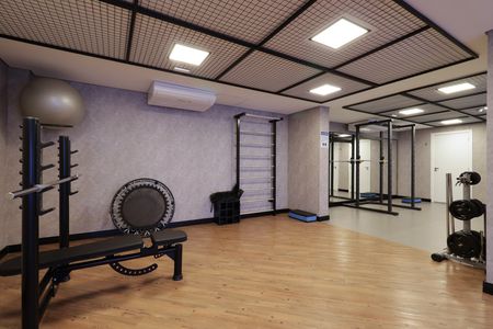 Apartamento para alugar com 27m², 1 quarto e sem vaga Apartamento para alugar com 27m², 1 quarto e sem vagaAcademia