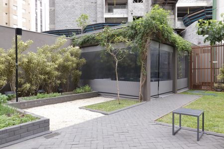 Apartamento para alugar com 27m², 1 quarto e sem vaga Apartamento para alugar com 27m², 1 quarto e sem vagaÁrea comum - Churrasqueira