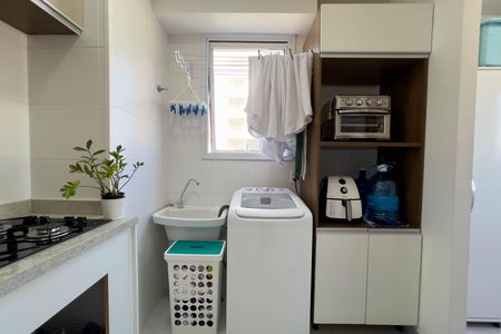 Apartamento para alugar com 34m², 2 quartos e 1 vaga Apartamento para alugar com 34m², 2 quartos e 1 vagaCozinha e área de serviço