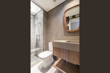 Apartamento à venda com 64m², 1 quarto e 2 vagasBanheiro Social