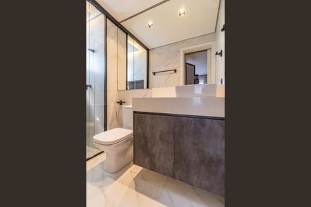 Apartamento à venda com 64m², 1 quarto e 2 vagasBanheiro da Suíte