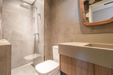 Apartamento à venda com 64m², 1 quarto e 2 vagasBanheiro Social