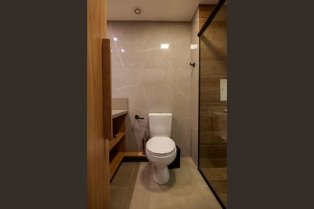 Studio para alugar com 27m², 0 quarto e sem vaga Studio para alugar com 27m², 0 quarto e sem vagaBanheiro