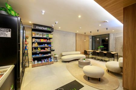 Studio para alugar com 27m², 0 quarto e sem vaga Studio para alugar com 27m², 0 quarto e sem vagaHall Social