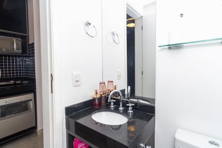 Studio para alugar com 24m², 1 quarto e 1 vaga Studio para alugar com 24m², 1 quarto e 1 vagaBanheiro