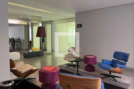 Studio para alugar com 24m², 1 quarto e 1 vaga Studio para alugar com 24m², 1 quarto e 1 vagaHall