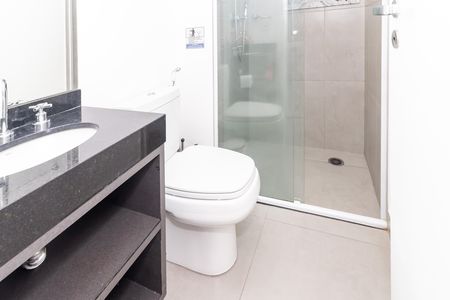 Studio para alugar com 24m², 1 quarto e 1 vaga Studio para alugar com 24m², 1 quarto e 1 vagaBanheiro