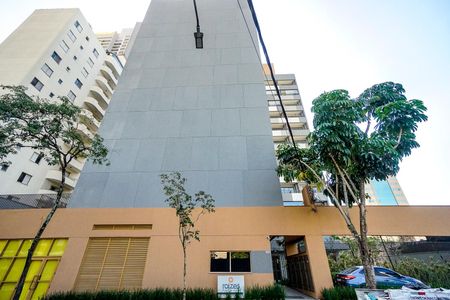 Studio para alugar com 24m², 1 quarto e sem vaga Studio para alugar com 24m², 1 quarto e sem vagaFachada