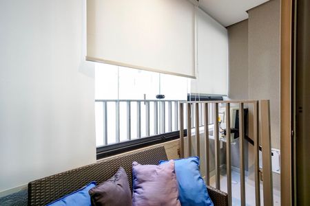 Studio para alugar com 24m², 1 quarto e sem vaga Studio para alugar com 24m², 1 quarto e sem vagaVaranda