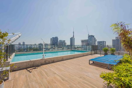 Studio à venda com 26m², 1 quarto e sem vagaPiscina