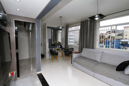 Sala de apartamento à venda com 2 quartos, 58m² em Salgado Filho, Belo Horizonte