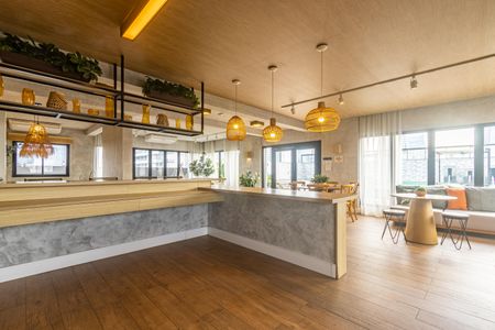 Studio à venda com 27m², 1 quarto e sem vagaÁrea gourmet