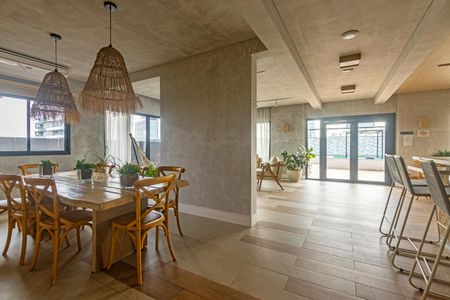 Studio à venda com 27m², 1 quarto e sem vagaÁrea comum - Salão de festas