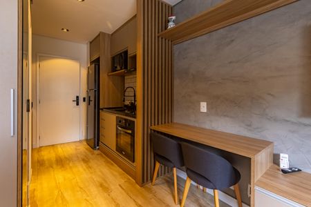 Studio à venda com 27m², 1 quarto e sem vagaCozinha