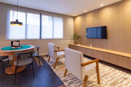 Studio para alugar com 24m², 1 quarto e sem vaga Studio para alugar com 24m², 1 quarto e sem vagaÁrea comum - Jogos