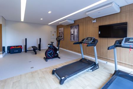 Studio para alugar com 24m², 1 quarto e sem vaga Studio para alugar com 24m², 1 quarto e sem vagaÁrea comum - Academia