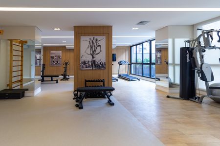 Studio para alugar com 24m², 1 quarto e sem vaga Studio para alugar com 24m², 1 quarto e sem vagaÁrea comum - Academia