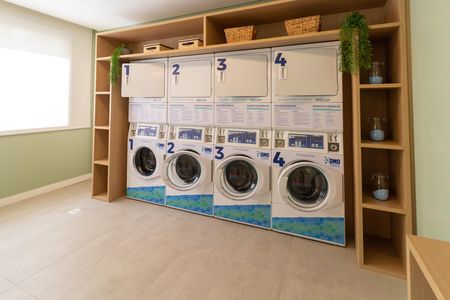 Studio para alugar com 24m², 1 quarto e sem vaga Studio para alugar com 24m², 1 quarto e sem vagaÁrea comum - Lavanderia