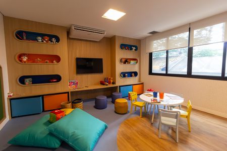 Studio para alugar com 24m², 1 quarto e sem vaga Studio para alugar com 24m², 1 quarto e sem vagaÁrea comum - Brinquedoteca