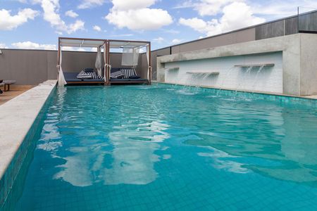 Studio para alugar com 24m², 1 quarto e sem vaga Studio para alugar com 24m², 1 quarto e sem vagaÁrea comum - Piscina