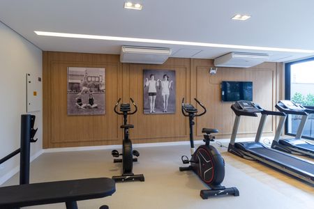 Studio para alugar com 24m², 1 quarto e sem vaga Studio para alugar com 24m², 1 quarto e sem vagaÁrea comum - Academia