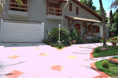 Casa de condomínio para alugar com 600m², 4 quartos e 10 vagasFachada