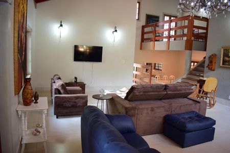 Sala de casa de condomínio para alugar com 4 quartos, 600m² em Jardim Canada, Ribeirão Preto