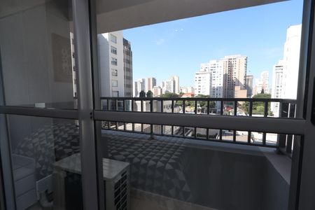 Studio para alugar com 27m², 1 quarto e sem vagaVaranda