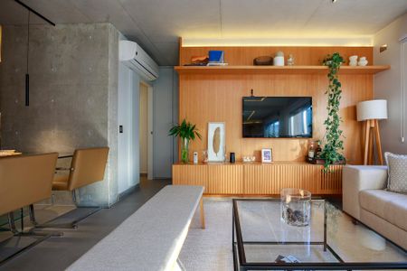 Apartamento à venda com 70m², 1 quarto e 1 vaga Apartamento à venda com 70m², 1 quarto e 1 vagaSala