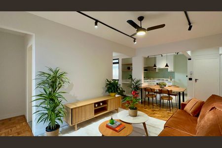 Sala de apartamento à venda com 2 quartos, 86m² em Pinheiros, São Paulo