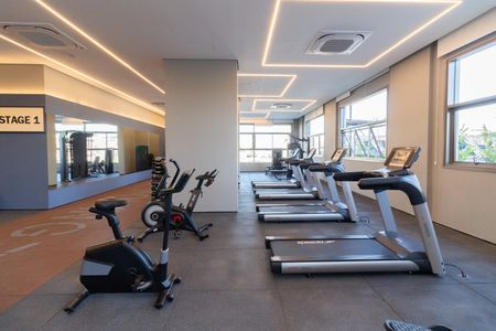 Apartamento para alugar com 69m², 2 quartos e 1 vaga Apartamento para alugar com 69m², 2 quartos e 1 vagaÁrea comum - Academia
