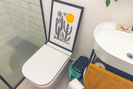 Studio à venda com 45m², 1 quarto e 1 vaga Studio à venda com 45m², 1 quarto e 1 vagaBanheiro