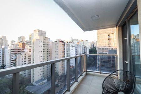 Studio para alugar com 44m², 1 quarto e 1 vagaVaranda