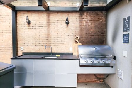 Studio à venda com 37m², 1 quarto e sem vagaÁrea comum - churrasqueira