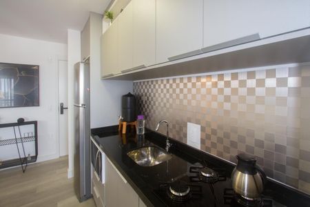 Cozinha de apartamento para alugar com 1 quarto, 63m² em Vila Cruzeiro, São Paulo