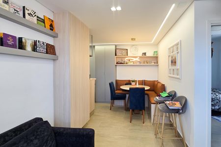 Sala de apartamento à venda com 2 quartos, 53m² em Paulicéia, São Bernardo do Campo