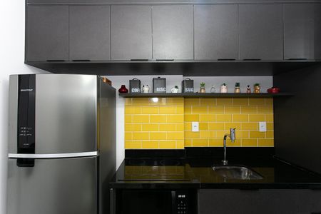 Studio à venda com 32m², 1 quarto e sem vagaCozinha