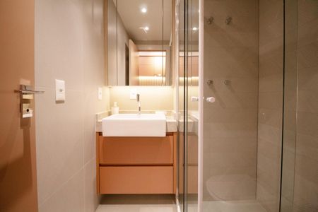 Studio para alugar com 27m², 1 quarto e sem vagaBanheiro