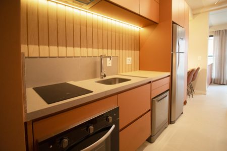 Studio para alugar com 27m², 1 quarto e sem vagaCozinha