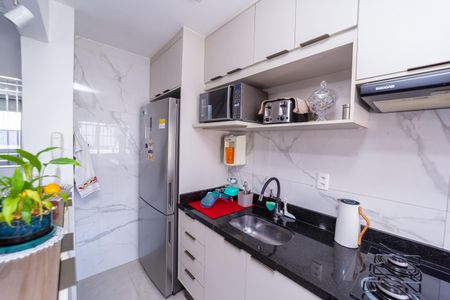 Cozinha de apartamento à venda com 2 quartos, 50m² em Vila Paulistania, São Paulo
