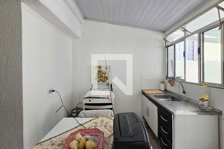 Cozinha de casa para alugar com 1 quarto, 45m² em Santa Terezinha, São Bernardo do Campo