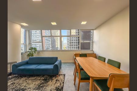 Apartamento para alugar com 68m², 1 quarto e sem vagaSala de Jantar